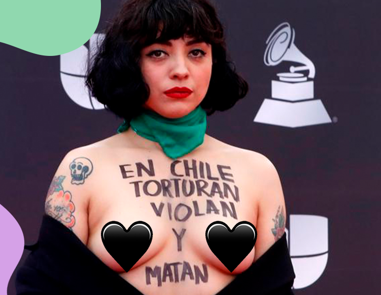 Mon Laferte POLÉMICA PROTESTA